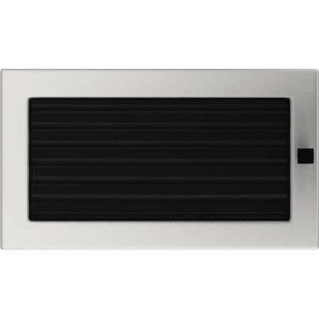 Krbová mřížka 17x30 BASIC broušený nerez s žaluzií