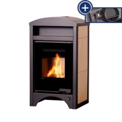 HS FLAMINGO Krbová kamna AQUAFLAM VARIO ® BARMA 11/5kW dlažba Javor, elektronická regulace