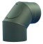 Kouřovod - Koleno 90°/150 mm/1,5 mm s čistícím otvorem