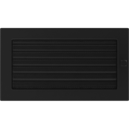 Krbová mřížka 17x30 BASIC černá s žaluzií
