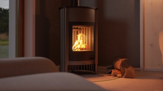 HS FLAMINGO Krbová kamna MASTERFLAMME ® Grande I, šedá